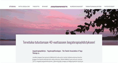Desktop Screenshot of joogaterapiayhdistys.fi